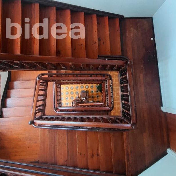 Pasamanos de escalera de madera real roja, barandilla de ático para  interiores para personas mayores con discapacidad, barandilla de escalera  de